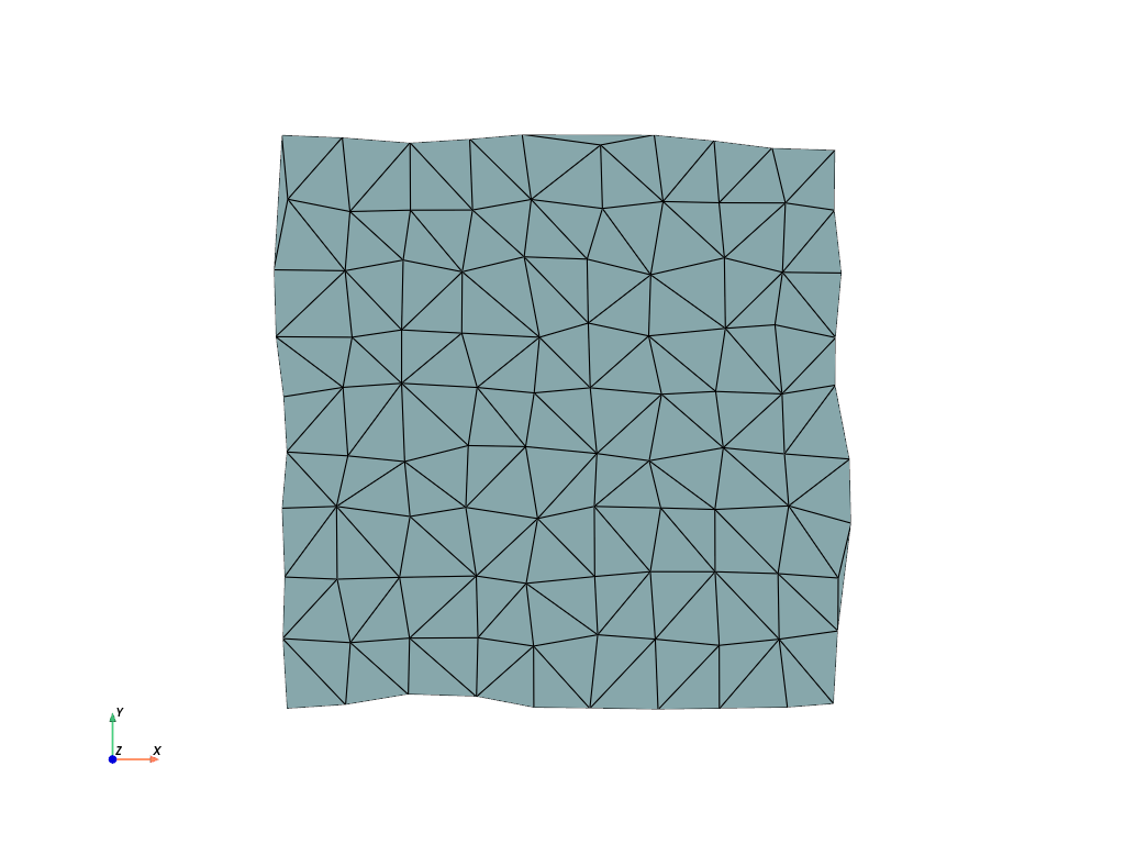 d create tri surface